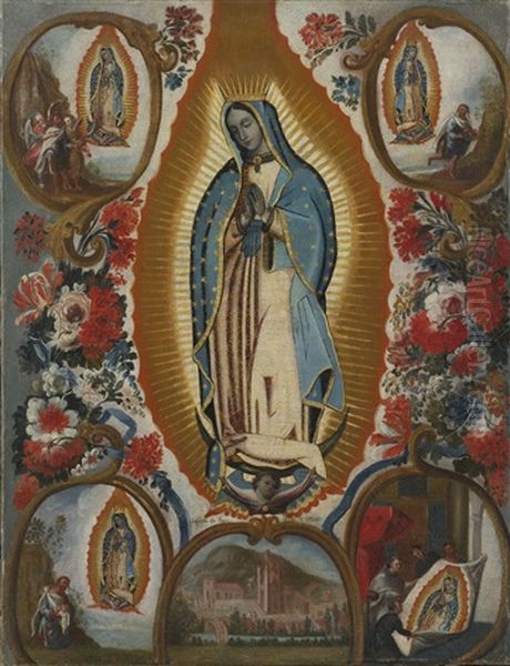 Virgen De Guadalupe Con Apariciones - view 1