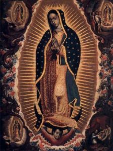 La Virgen De Guadalupe by Jose De Paez