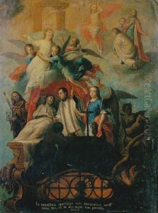 La Dormicion Y Asuncion De La Virgen by Jose De Paez