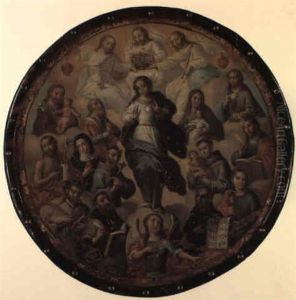 Coronacion De La Virgen (esudo De Monja) by Jose De Paez