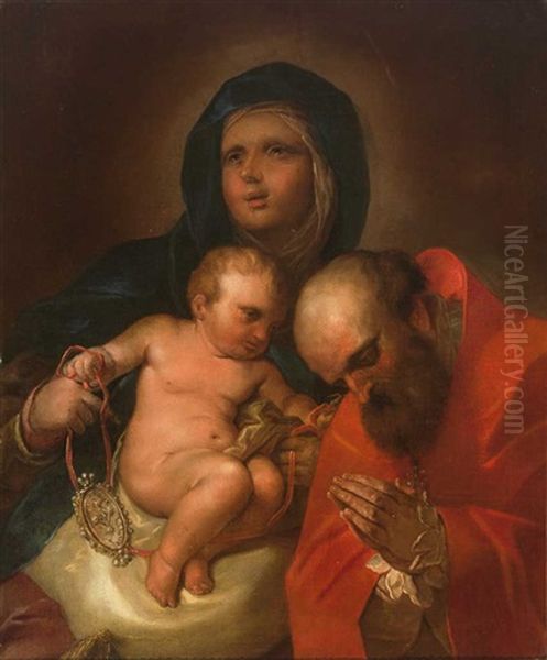 Der Hl. Liborius Vor Der Madonna Mit Kind - view 1