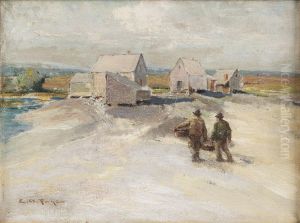 Fishing Shacks, North Shore by Edward A. Page