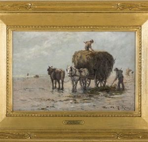 Harvesting The Seaweed, Lynn Beach by Edward A. Page