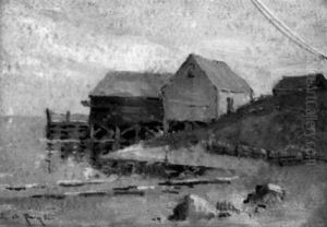 Fishing Shacks by Edward A. Page