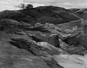 The Rock Hill, Autumn by Edward A. Page