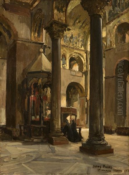Interior Of St. Marco, Venice - view 1