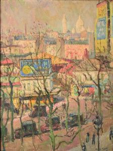 Boulevard De Clichy by Jules Eugene Pages