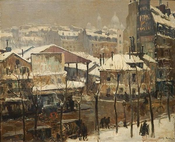 Town In Winter - view 1