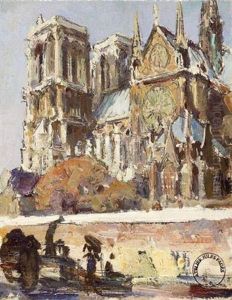 Paris, Notre Dame by Jules Eugene Pages