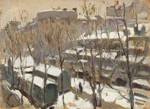 Paris Sous La Neige (+ Autoportrait, Verso) Paris Sous La Neige (+ Autoportrait, Verso)
