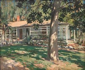 Adobe House, Rancho Santa Anita by Jules Eugene Pages