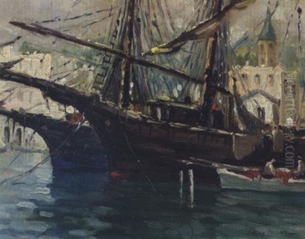 Sailing Ships In The Harbor - view 1