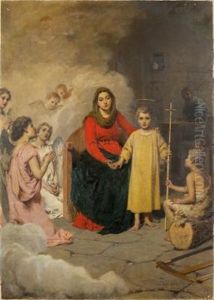 Madonna Con Bambino E San Giovannino