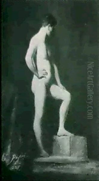 Life Study Of Standing Male Nude - view 1