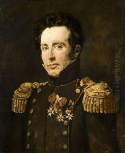 Portrait Du General Victor-abel De Salle (1776-1864) (preparatory Study)