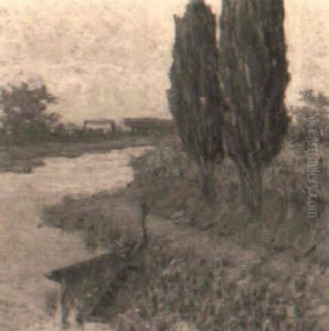 Paesaggio Fluviale by Ferruccio Pagni