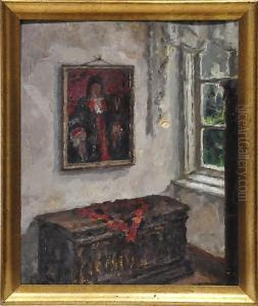 Stubeninterieur Mit Flachdeckeltruhe - view 1
