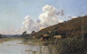 Sommerliche Weidelandschaft by Edouard Pail