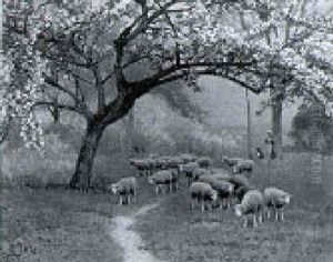 Tending The Flock, Blossom Time Tending The Flock, Blossom Time