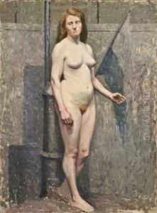 Academie De Femme Nue (+ Deux Etudes D'hommes; Double-sided)