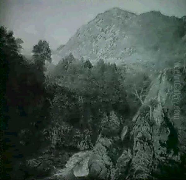 The Junction Of The Machno And The Conway, Near Pandy Mill, North Wales - view 1