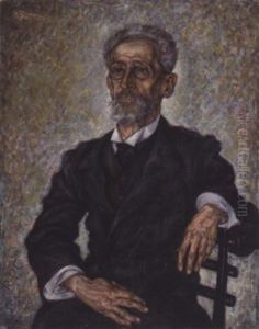 Bildnis Eines Herrn (vater Des Kunstlers?) by Robert Pajer-Gartegen