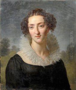 Portrait De Femme by Jacques-Augustin-Catherine Pajou