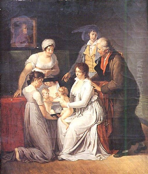 Portrait De La Famille Pajou - view 1