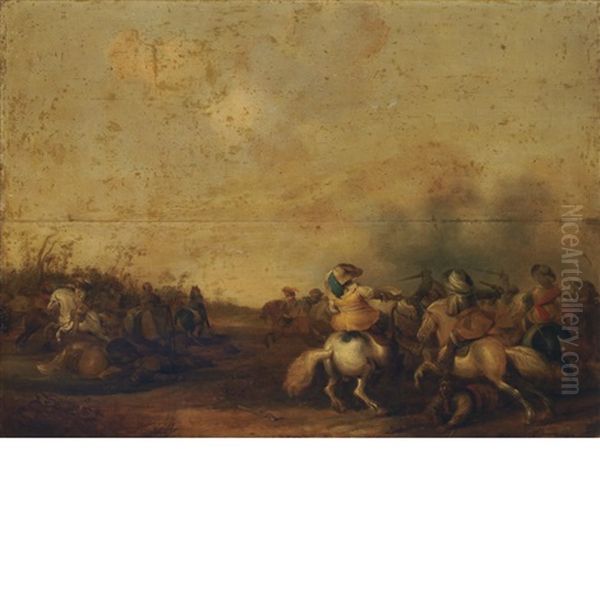A Battle Scene From The Thirty Years War - view 1