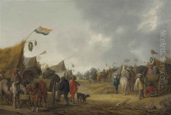 A Military Encampment - view 1