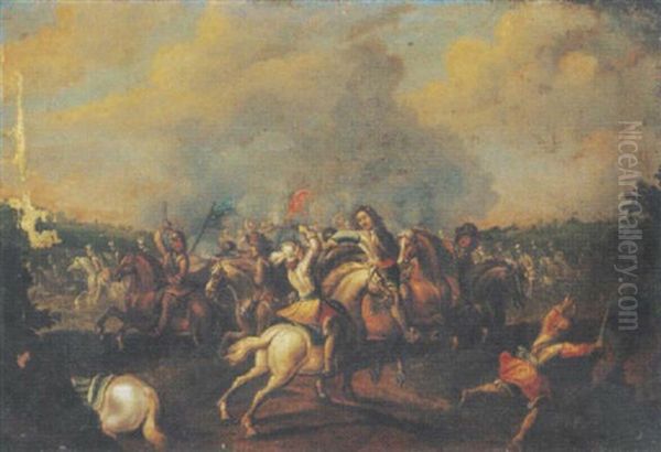 A Cavalry Skirmish - view 1