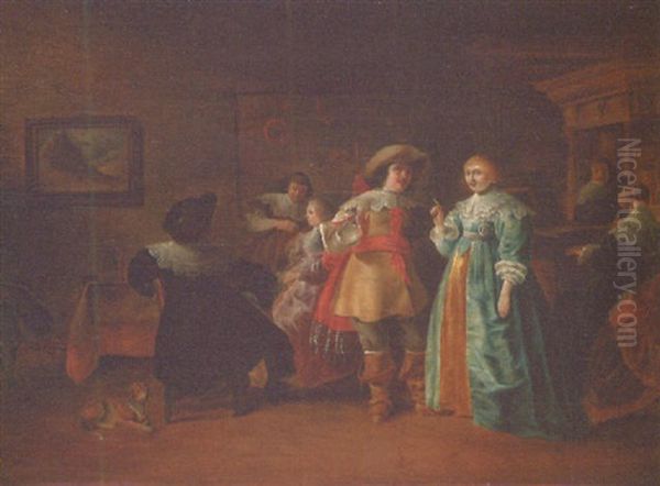 Elegant Company In An Interior - view 1