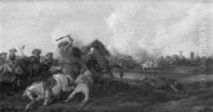 Le Choc De Cavalarie by Palamedes Palamedesz. (Stevaerts, Stevens)