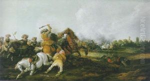 Le Choc De Cavalerie by Palamedes Palamedesz. (Stevaerts, Stevens)