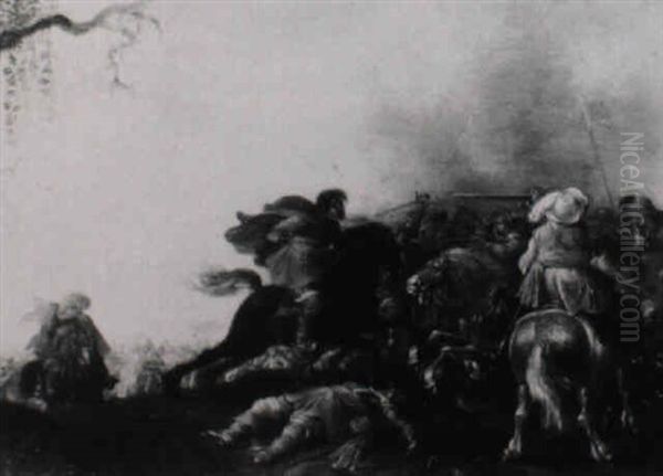 A Cavalry Battle - view 1