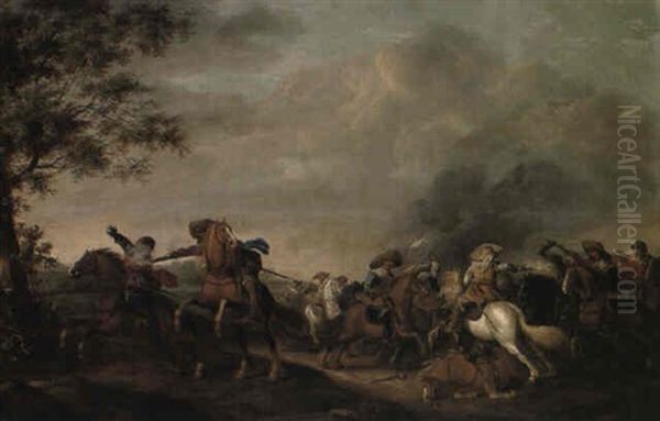 A Cavalry Skirmish - view 1