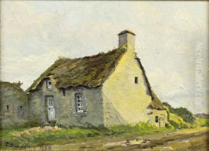Chaumiere A Barfleur by Paul Blanvillain