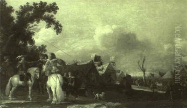 Ankunft Der Reiter Im Feldlager - view 1