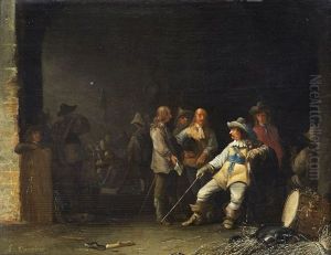 Soldiers In The Guardroom by Anthonie Palamedesz