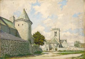 L'eglise De Ste Genevieve by Paul Blanvillain