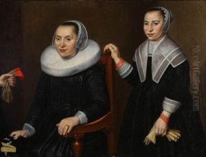 Portrait Of A Mother And Child by Anthonie Palamedesz