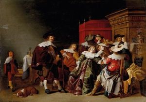 Musizierende Gesellschaft by Anthonie Palamedesz