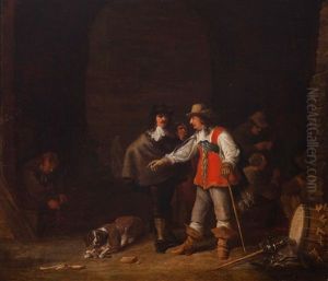 In The Guardroom by Anthonie Palamedesz