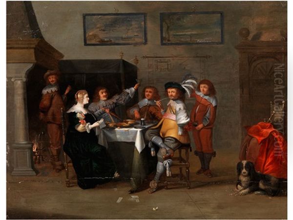 Hollandische Tischgesellschaft - view 1