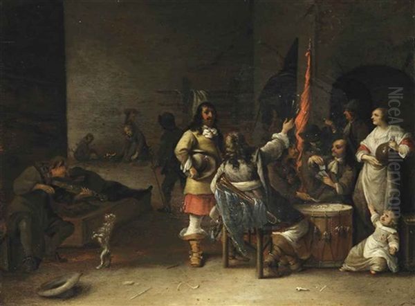 Guards In An Interior - view 1