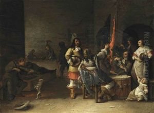 Guards In An Interior by Anthonie Palamedesz