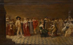 Scene De Bal by Anthonie Palamedesz