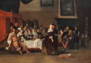 Festgesellschaft by Anthonie Palamedesz