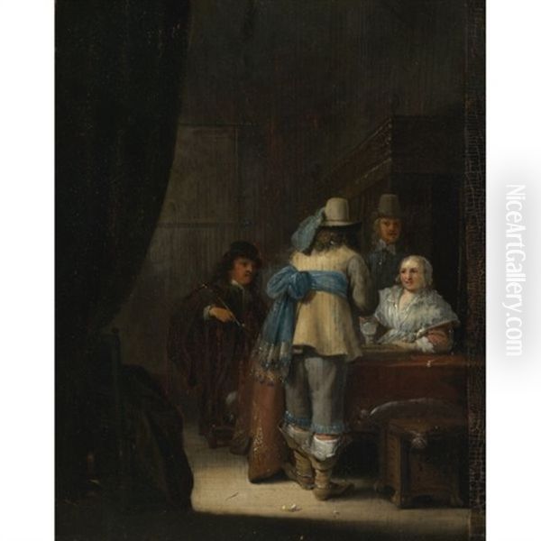 Figures In An Interior - view 1