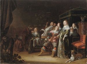 An Elegant Mixed Company In An Interior